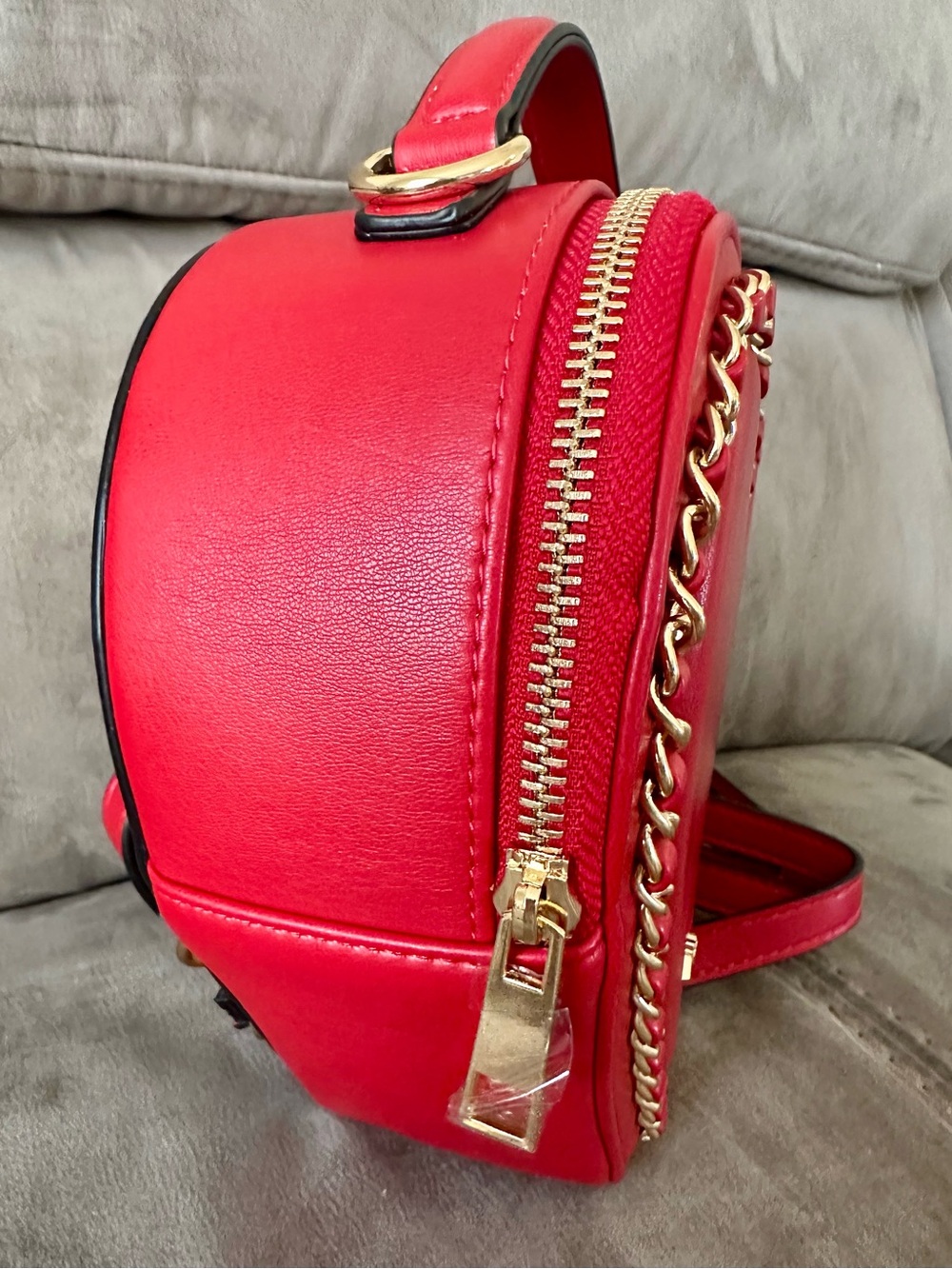 ❤️ ALDO Heart Convertible Backpack Crossbody Red Valentine’s Bag 2-in-1 - Picture 13 of 14